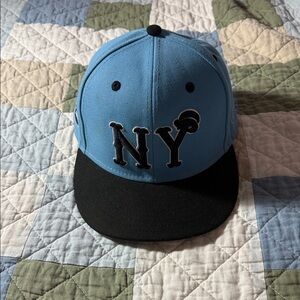 Blue and Black NY Cap